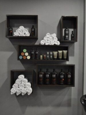 Support serviette et produits