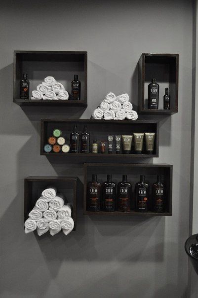 Support serviette et produits
